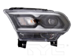 Dodge Durango Headlight LED Driver Side Without Logo Black For Gt/Gt Plus/Sxt/Pursuit 2021-2025 (Oe 68433779Ab)