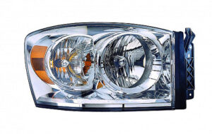 Dodge Ram Headlight Ram Mega Cab / Ram1500 Passenger Side 2007-2008 / Ram2500-3500 2007-2009