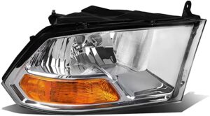 Ram 2011-2018 Headlight Passenger Side Without Quad Ram1500 09-10/25-3500 2010 Pu-Ram-15-5500 11-12