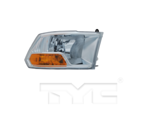 Ram 2011-2018 Headlight Passenger Side Without Quad Ram1500 09-10/25-3500 2010 Pu-Ram-15-5500 11-12 Capa