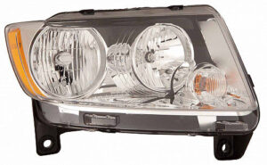 Jeep Grand Halogen Head Light Passenger Side 2011-2013