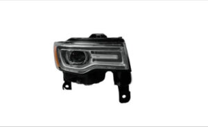 Jeep Grand Hid Head Light Passenger Side Chrome Bezel W/ Adaptive For Summit Grand_Cherokee 2014-2015