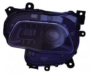 Jeep Cherokee Headlight Passenger Side Black Trim Cherokee 2014-2016/Trailhawk 2016 Capa