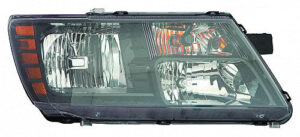 Dodge Journey Headlight Passenger Side Black Trim 2014-2020