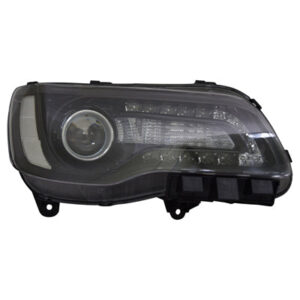 Chrysler 300 Headlight Passenger Side Black Bezel 300 2015-2017