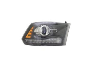 Ram 2011-2018 Headlight Halogen Headlight Passenger Side Black Bezel Projector Type Pickup-Ram 15-3500 16-18/1500_Classic 19-24 Capa