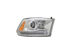 Ram 2011-2018 Headlight Halogen Projector Style Headlight Passenger Side Chrome Without Logo 15-5500 16-18/1500_Classic 19-21