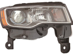 Jeep Grand Halogen Head Light Passenger Side Chrome Bezel 2017-2021/Wk 2022
