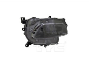 Jeep Cherokee Halogen Head Light Passenger Side Black Bezel 2016-2018