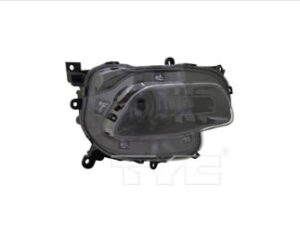 Jeep Cherokee Halogen Head Light Passenger Side Black Bezel 2016-2018