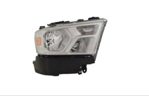 Ram 2019-2024 Headlight Halogen Headlight Passenger Side Chrome Bezel Pickup-Ram-1500 2019-2024