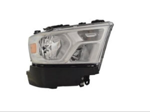Ram 2019-2024 Headlight Halogen Headlight Passenger Side Chrome Bezel Pickup-Ram-1500 2019-2024