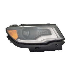 Jeep Compass Headlight Hid Headlight Passenger Side W/ Led Accent Compass_Mp 2017-2021