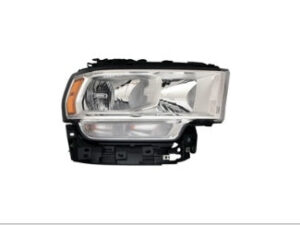 Ram 2019-2024 Headlight Halogen Headlight Passenger Side Chrome Bezel 25/35/45/5500 2019-2024 Capa (68360176Ae)