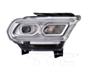 Dodge Durango Headlight Standard Led Headlight Passenger Side Without Logo Chrome 2021-2024 Capa