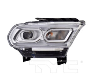 Dodge Durango Headlight Standard Led Headlight Passenger Side Without Logo Chrome 2021-2024 Capa