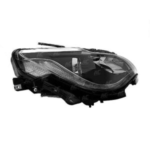 Chrysler Pacifica Headlight Halogen Headlight Passenger Side W/ Quad Lamps Code Lme Pacifica_Van 2017-2020 (Without Hyb)