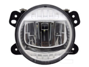 Jeep Wrangler Led Fog Light Driver Side=Passenger Side Use W/ Plastic Bumper Wrangler 07-17/Jl 18-25 Gladiator 20-25 Capa