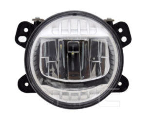 Jeep Wrangler Led Fog Light Driver Side=Passenger Side Use W/ Plastic Bumper Wrangler 07-17/Jl 18-25 Gladiator 20-25 Capa