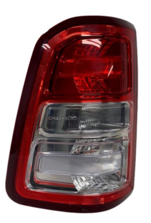 Ram 2019-2024 Tail Light Driver Side Without Logo Chrome 1500 2019-2024