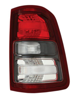 Ram 2019-2024 Tail Light Passenger Side Without Logo Black 1500 2019-2024