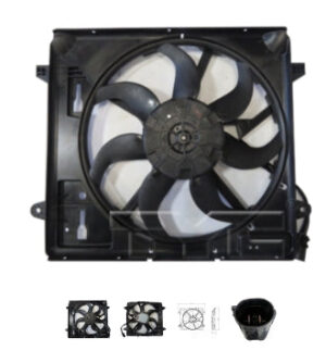 Jeep Wrangler Rad/Cnd Fan W/ Brushless Motor 3.6L V6 2012-2017/Jk 2018 (0E 68143894Ab)