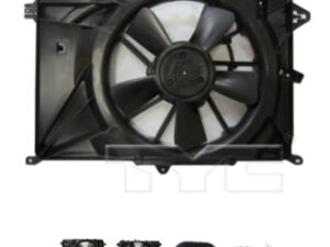 Jeep Compass Rad/Cnd Fan W/ Brushless Motor 2.4L L4 2017-2022 (Oe 68249185Ad)