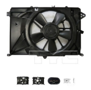 Jeep Compass Rad/Cnd Fan W/ Brushless Motor 2.4L L4 2017-2022 (Oe 68249185Ad)
