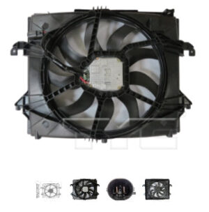 Ram 2019-2025 Dual Rad/Cnd Fan W/ Brushless Motor Wagoneer 5.7L V8 2022 (Oe 68275634Ad) 1500 3.6L V6/5.7L V8 19-22