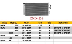Bmw 4 Condenser For 2 Series & 3 4 I3 Click Image For More Details