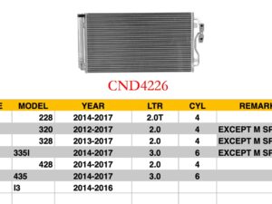 Bmw 4 Condenser For 2 Series & 3 4 I3 Click Image For More Details