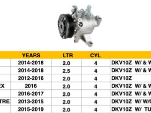 Subaru Wrx A/C Compressor Forester/Impreza/Wrx/Crosstrek Double (4S Pn 58492)