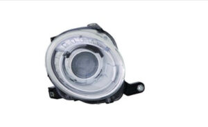 Fiat Headlight Driver Side Without Logo/Black Trim For Hatchback/Convertible 500_(Fiat) 2012-2018