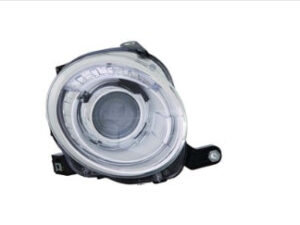 Fiat Headlight Driver Side Without Logo/Black Trim For Hatchback/Convertible 500_(Fiat) 2012-2018