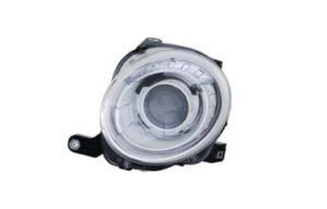Fiat Headlight Passenger Side Without Logo/Black Trim For Hatchback/Convertible 500_(Fiat) 2012-2018