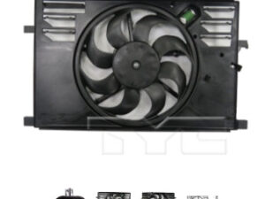 Fiat Dual Rad/Cnd Fan 2.4L L4 500X 16-18 Renegade 15-18 Promaster_City 15-22 (Oe 68461973Aa)