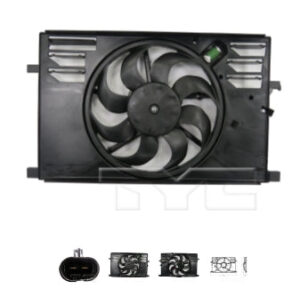 Fiat Dual Rad/Cnd Fan 2.4L L4 500X 16-18 Renegade 15-18 Promaster_City 15-22 (Oe 68461973Aa)