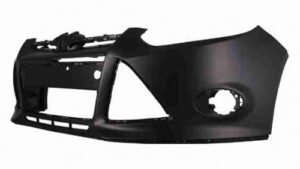 Ford Focus Bumper Cover Front Bumper Primed Cut For Use Sensor Sedan/Hatchback 2012-2014 (Exc St/Electric) Capa