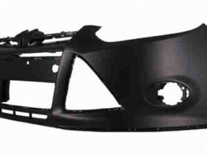 Ford Focus Bumper Cover Front Bumper Primed Cut For Use Sensor Sedan/Hatchback 2012-2014 (Exc St/Electric) Capa