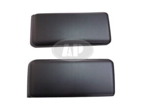 Ford Pickup Bumper Cover Driver Side+ Passenger Side Front Bumper Pad Set Textured Lightduty 09-14 (DOES NOT FIT Harley MODELS)