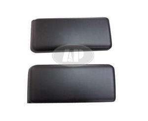 Ford Pickup Bumper Cover Driver Side+ Passenger Side Front Bumper Pad Set Textured Lightduty 09-14 (DOES NOT FIT Harley MODELS)