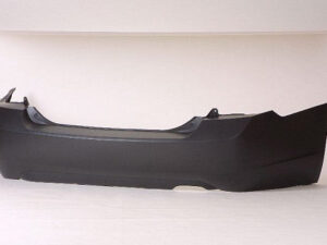 Ford Fusion Bumper Cover Rear Bumper Primed 2.3L With 1 Exhaust Without Sensor Hole 2006-2009