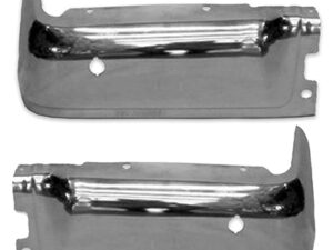 Ford Pickup Bumper Cover Rear Face Bar Left/Right Set Chrome With Sensors Lightduty 2009-2014