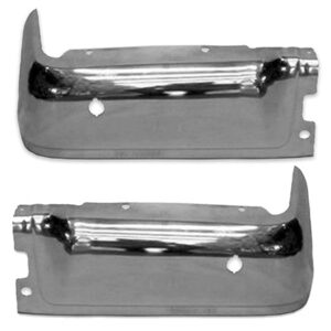 Ford Pickup Bumper Cover Rear Face Bar Left/Right Set Chrome With Sensors Lightduty 2009-2014