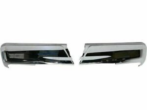 Ford Pickup Bumper Cover Rear 2-Pc Driver Side+Passenger Side Bumper End Set Chrome Steel Without Sensors 2015-2020/Pooice 2018-2020
