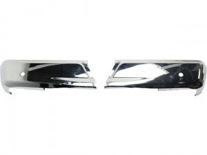 Ford Pickup Rear Face Bar (2-Pcs Driver Side+Passenger Side) Chrome W/ Sensor Pickup F150 15-20/ Police Responder 18-20