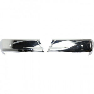 Ford Pickup Rear Face Bar (2-Pcs Driver Side+Passenger Side) Chrome W/ Sensor Pickup F150 15-20/ Police Responder 18-20
