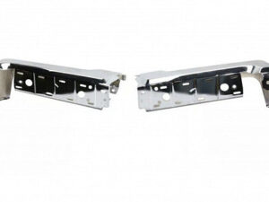 Ford Pickup Bumper Cover Rear 2-Pc Left+Right Bumper End Set(Face Bar) Chrome Steel Without Sensors Superduty/F450 2017-2022