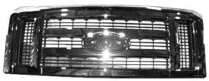 Ford Van Grille Chrome Econoline 08-14 E350/E450 15-25