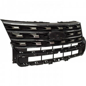 Ford Explorer Grille Dark Gray/Chrome Moldings Base/Xlt/Limited 2016-2017 (Oe Fb5Z8200Ab)